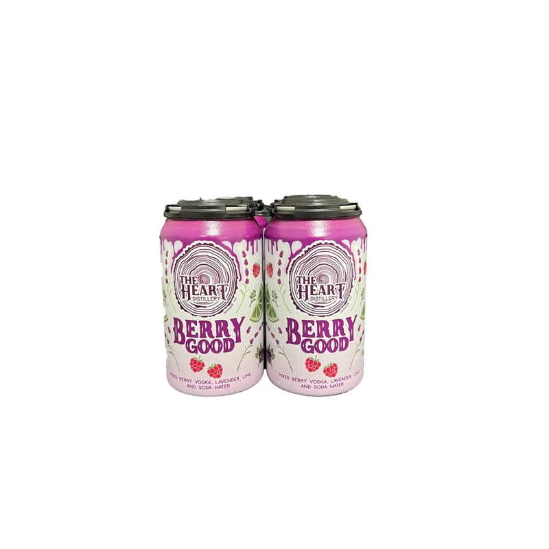 Heart Distillery Berry Good 4 Pack Cans