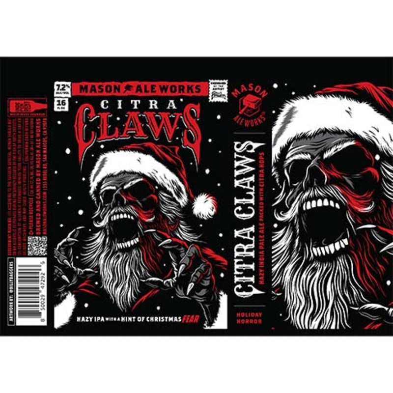 Mason Aleworks Citra Claws Hazy IPA 16OZ SINGLE CAN