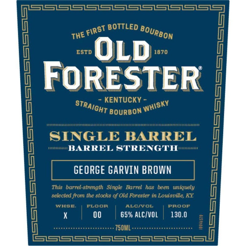 Old Forester Single Barrel Barrel Strength