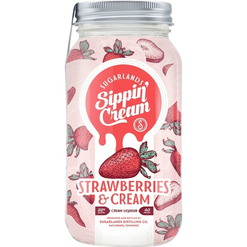 Sugarlands Sippin' Cream Strawberries & Cream 750ml