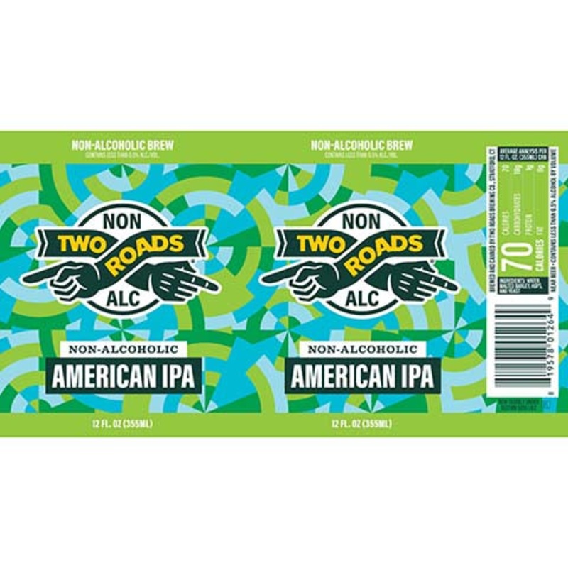 Two Roads American IPA (Non-Alcoholic) 12OZ SINGLE CAN