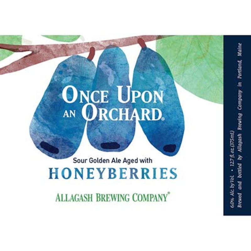 Allagash Once Upon An Orchard Sour Golden Ale (Honeyberries) 375ML BTL
