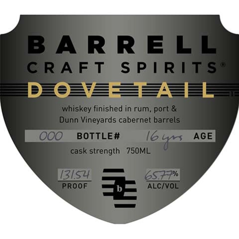Barrel Dovetail Aged 16 Years Whiskey 750ML BTL