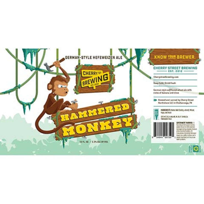 Cherry St Hammered Monkey 12OZ SINGLE CAN
