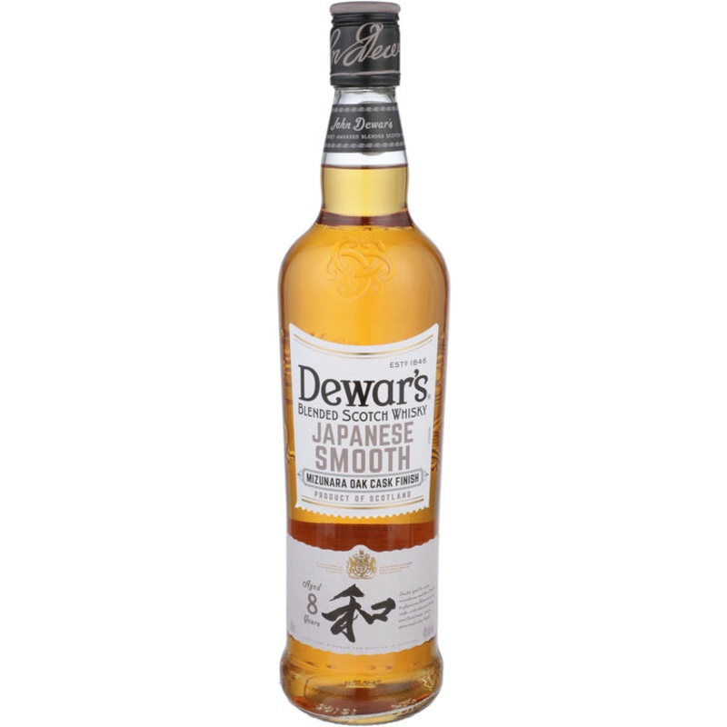 DEWAR'S BLENDED SCOTCH JAPANESE SMOOTH MIZUNARA OAK CASK FINISH 8 YR 80 750ML 750ML