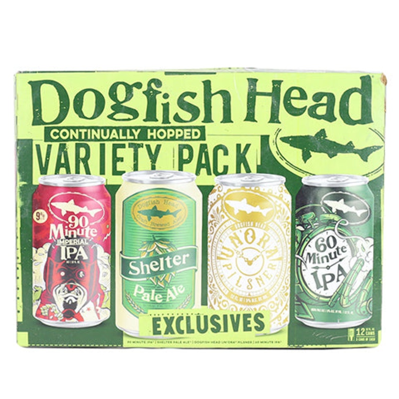 Dogfish Head Continually Hopped Variety Pack 12PK 12OZ CAN