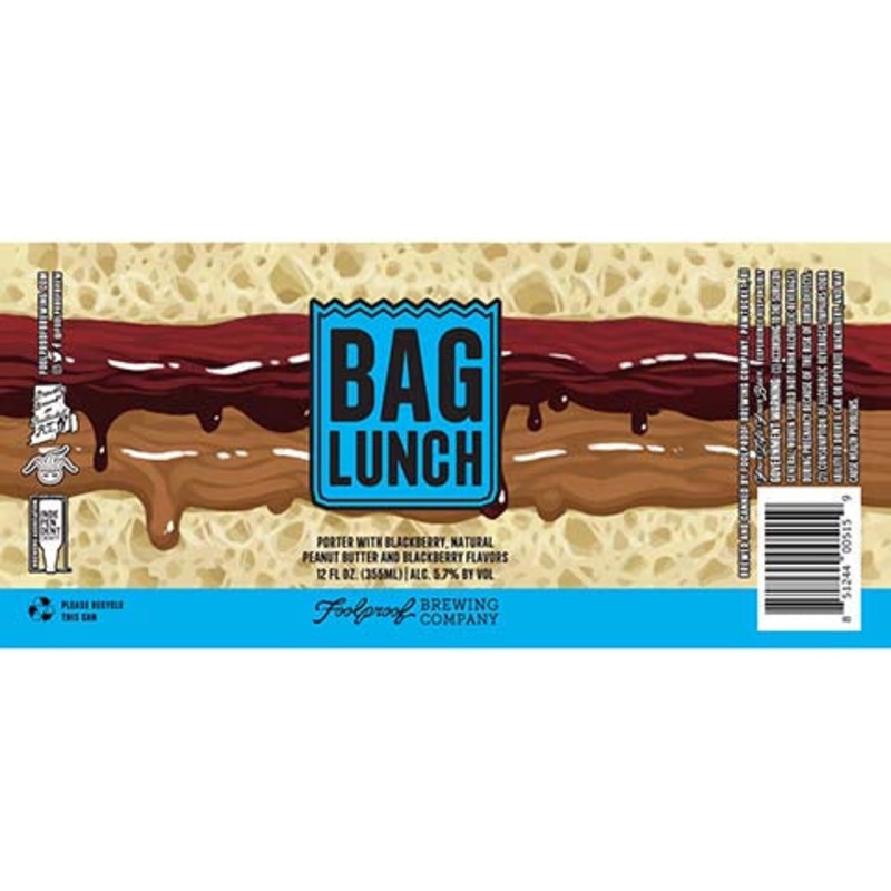 Foolproof Bag Lunch Porter 12OZ SINGLE CAN