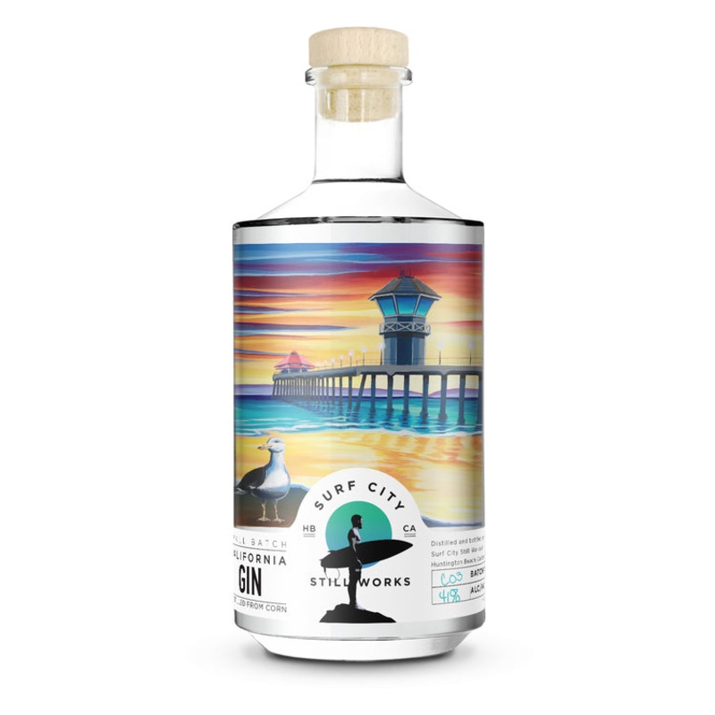 SURF CITY STILL WORKS CALIFORNIA GIN SMALL BATCH 84 750ML 750ML