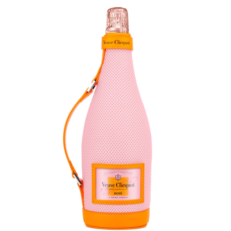VEUVE CLICQUOT CHAMPAGNE BRUT ROSE W/ ICE JACKET 750ML 750ML