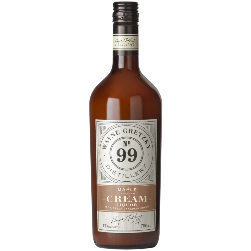 WAYNE GRETZKY NO 99 MAPLE CREAM LIQUEUR 750ML @ MacTaggart Ridge [1036541] 750 ml