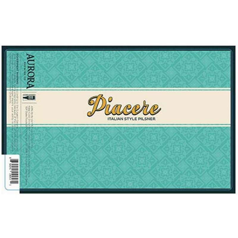 Aurora Piacere Pilsner 16OZ SINGLE CAN