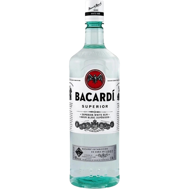 BACARDI WHITE RUM 1.14L PET @ Lethbridge [1019105] 1140 ml