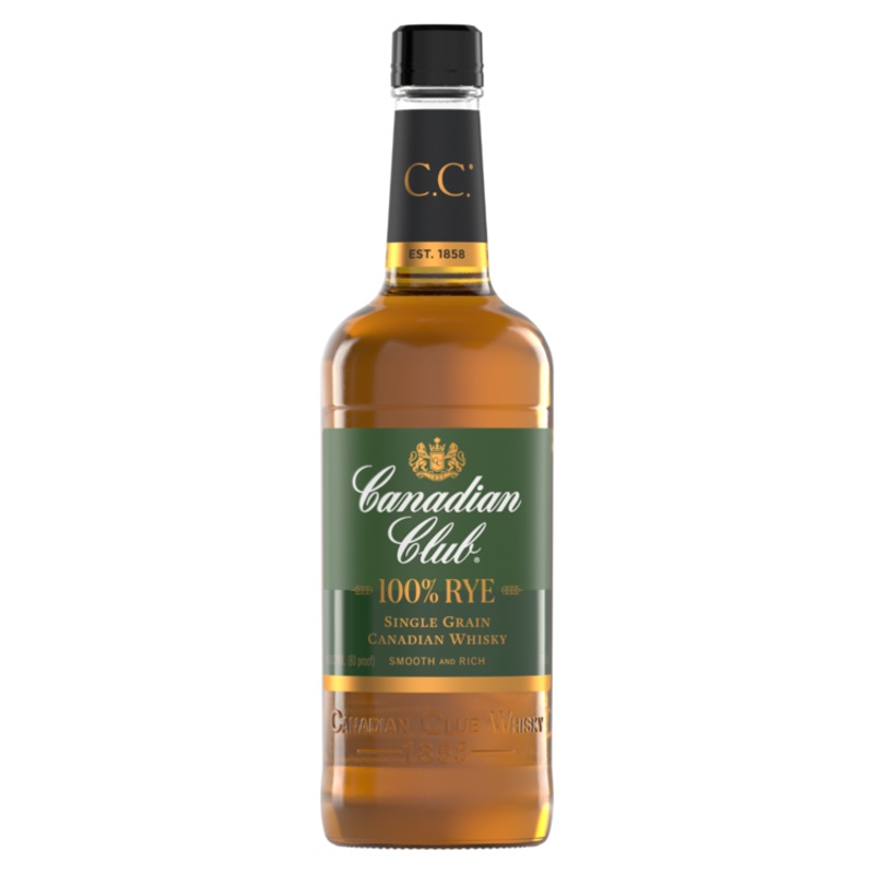 Canadian Club Canadian Whisky Single Grain 100% Rye 80 750ML 750ML