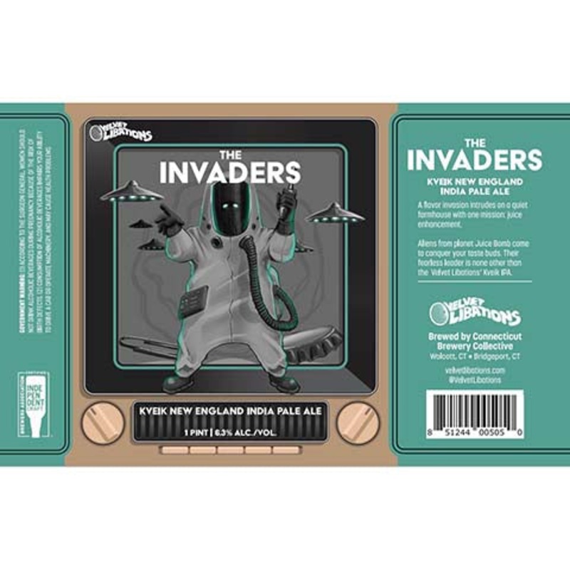 Connecticut The Invaders Kveik NEIPA 16OZ SINGLE CAN