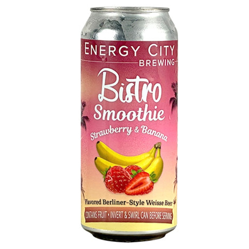 Energy City Bistro Cabana Strawberry & Banana Sour 16OZ SINGLE CAN
