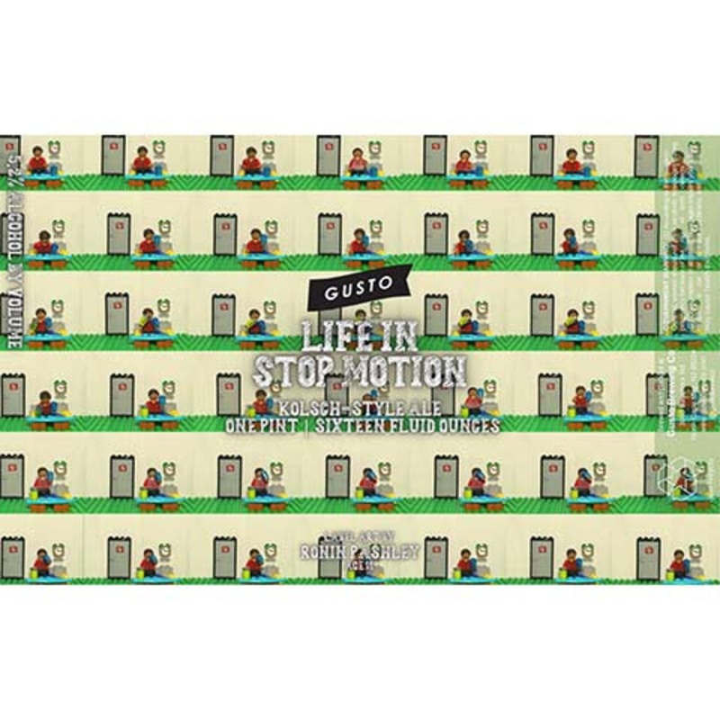 Gusto Life In Stop Motion Kolsch Ale 16OZ SINGLE CAN