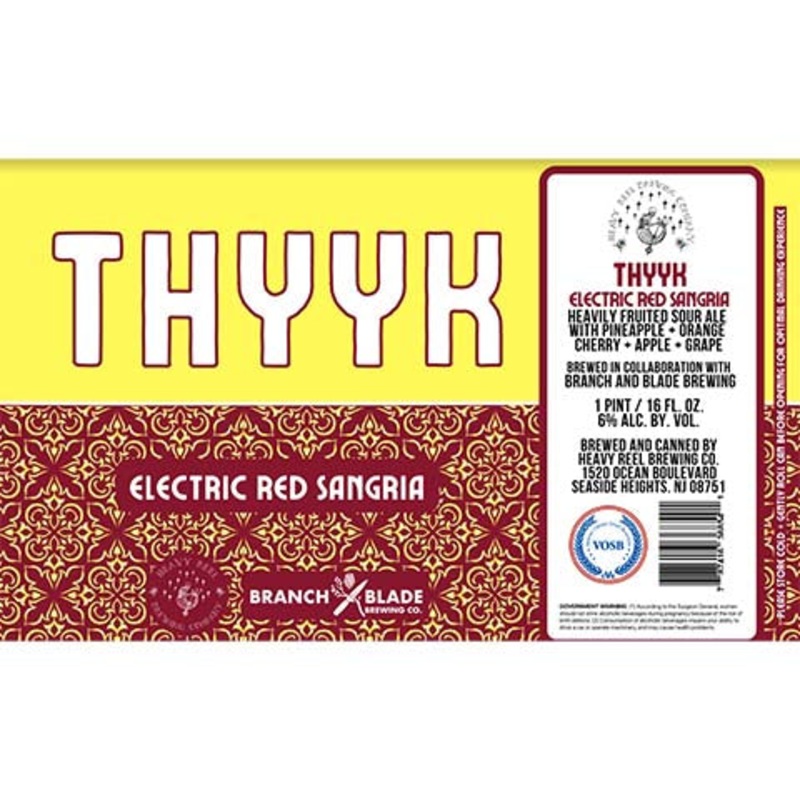 Heavy Reel Thyyk Electric Red Sangria Sour Ale 16OZ SINGLE CAN