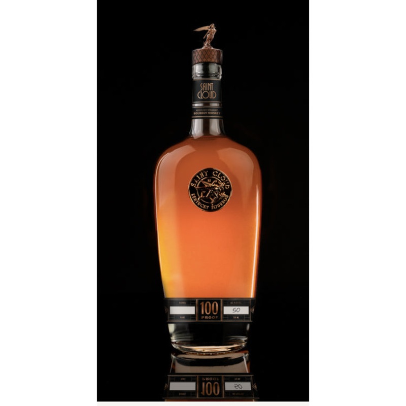 SAINT CLOUD STRAIGHT BOURBON SINGLE BARREL CASK STRENGTH 4 YR 100 750ML 750ML