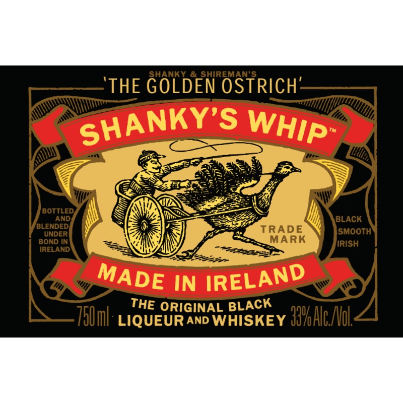 Shankys Whip The Original Black Liqueur and Whiskey