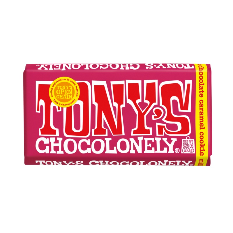 Tony's Chocolonely Milk Chocolate Caramel Cookie
