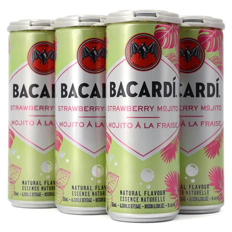 BACARDI STRAWBERRY MOJITO 355ML 6PK CAN @ Red Deer [1039125] 2130 ml