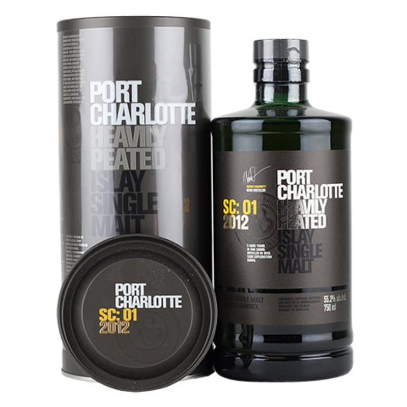 Bruichladdich Port Charlotte Heavily Peated Islay Barley 2012 Single Malt Scotch Whisky 750ML BTL