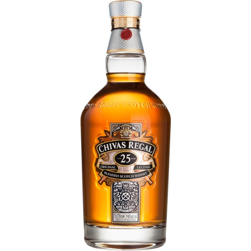 CHIVAS REGAL BLENDED SCOTCH ORIGINAL 25 YR 80 WITH CARTON 750ML 750ML