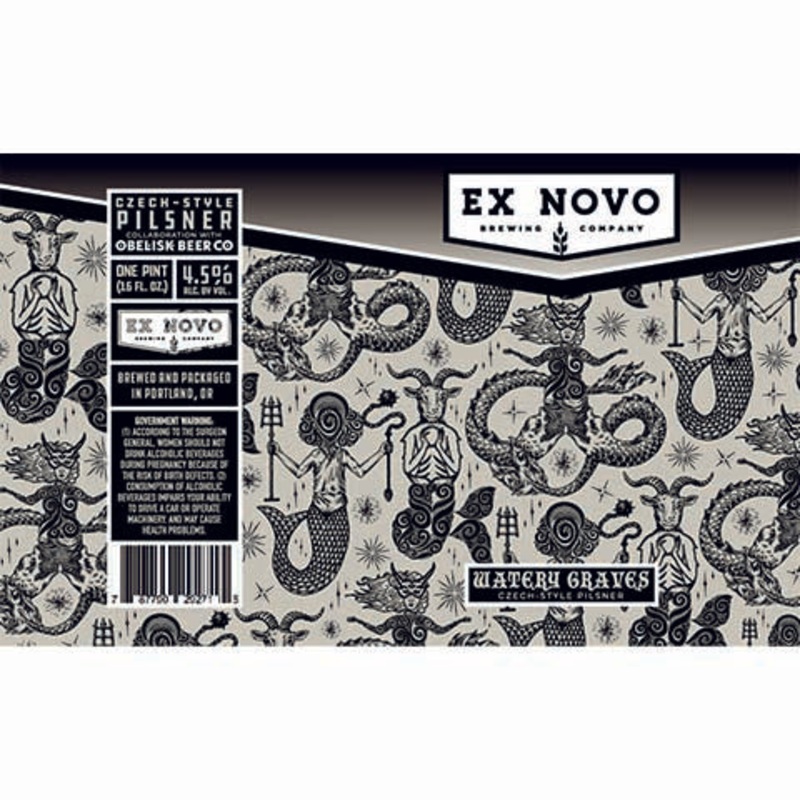 Ex Novo Watery Graves Pilsner 16OZ SINGLE CAN