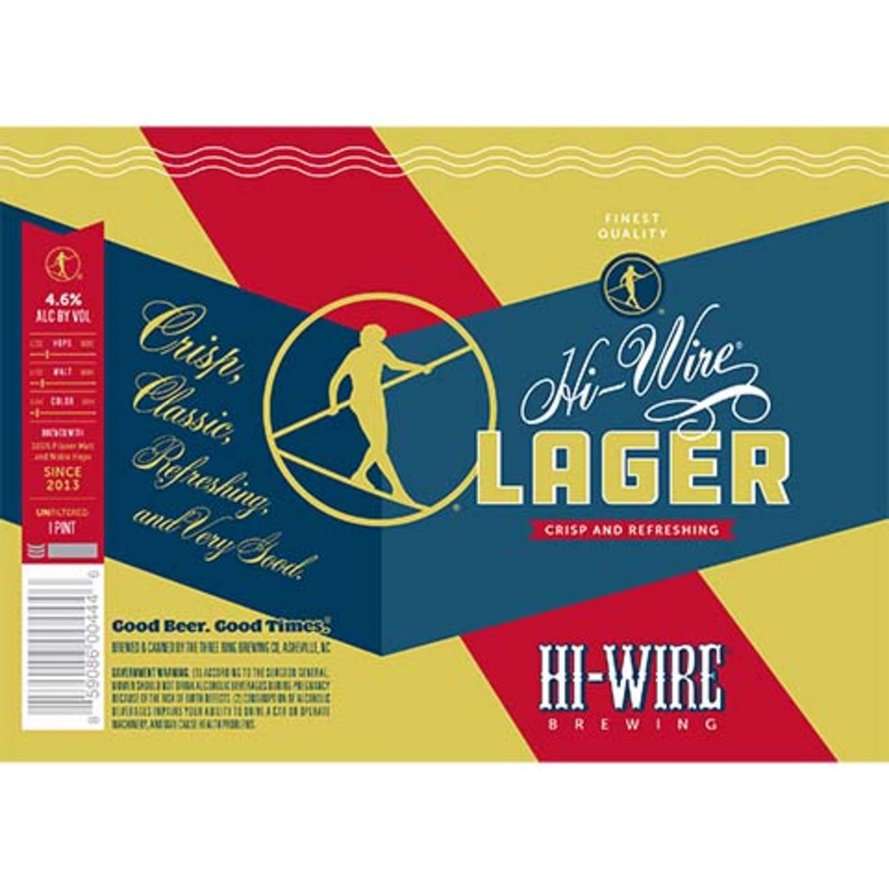 Hi-Wire Lager 16OZ SINGLE CAN