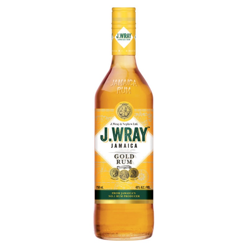 J. WRAY GOLD RUM 80 750ML 750ML