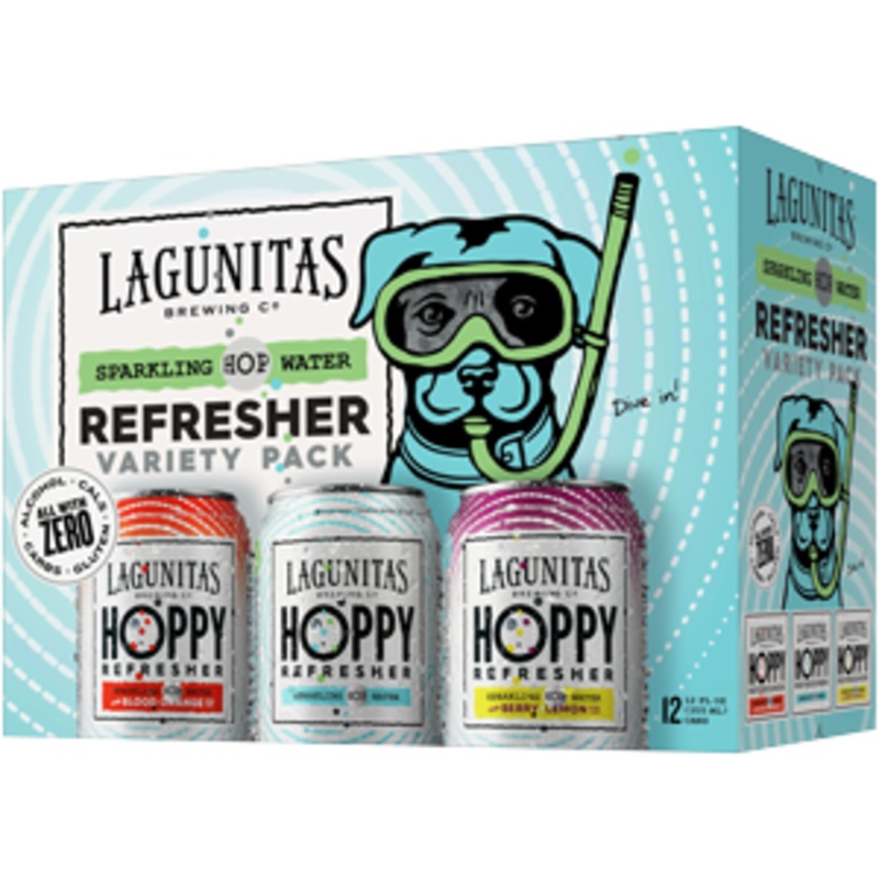 Lagunitas Hoppy Refresher Variety 24 - 12oz Cans, 12 Pack