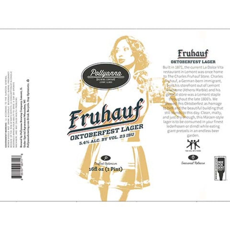 Polyanna Fruhauf Oktoberfest Lager 16OZ SINGLE CAN
