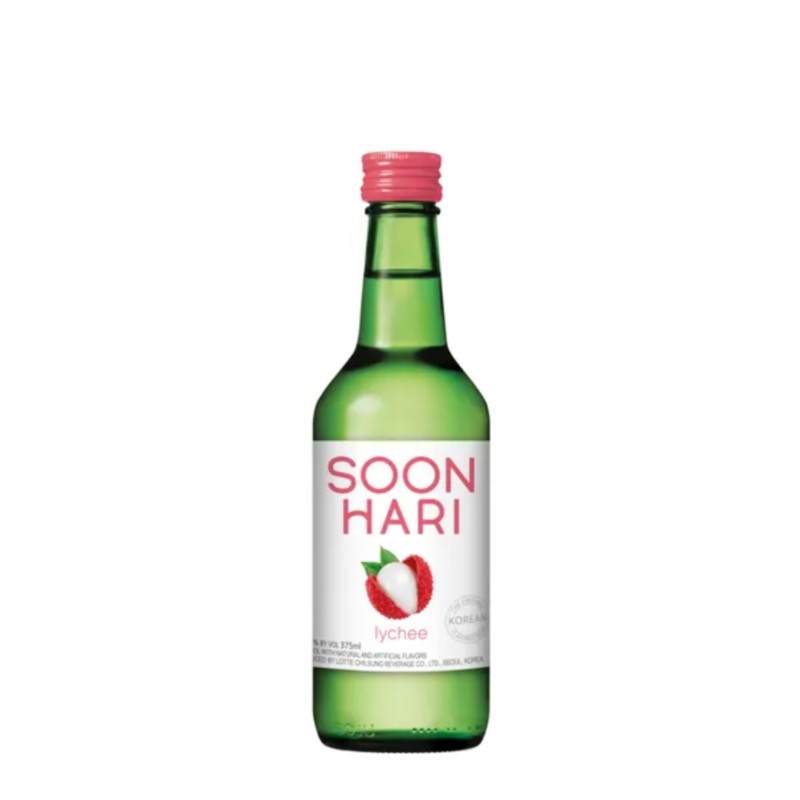 Soon Hari Lychee Soju 375mL Bottle
