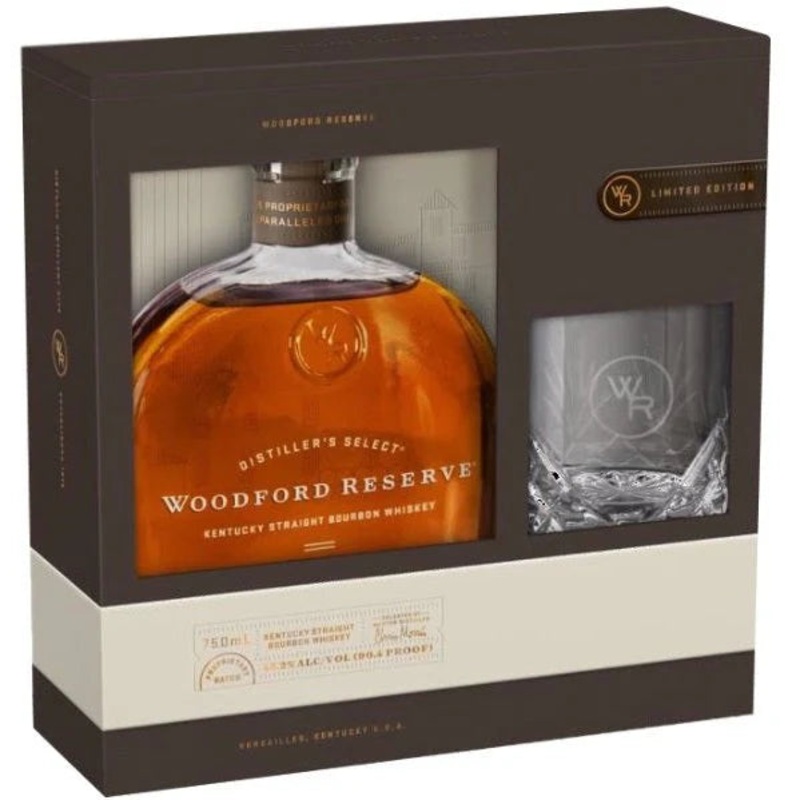 WOODFORD RESERVE WITH ROCK GLASSES 750ML GP @ Red Deer [1003268] 750 ml