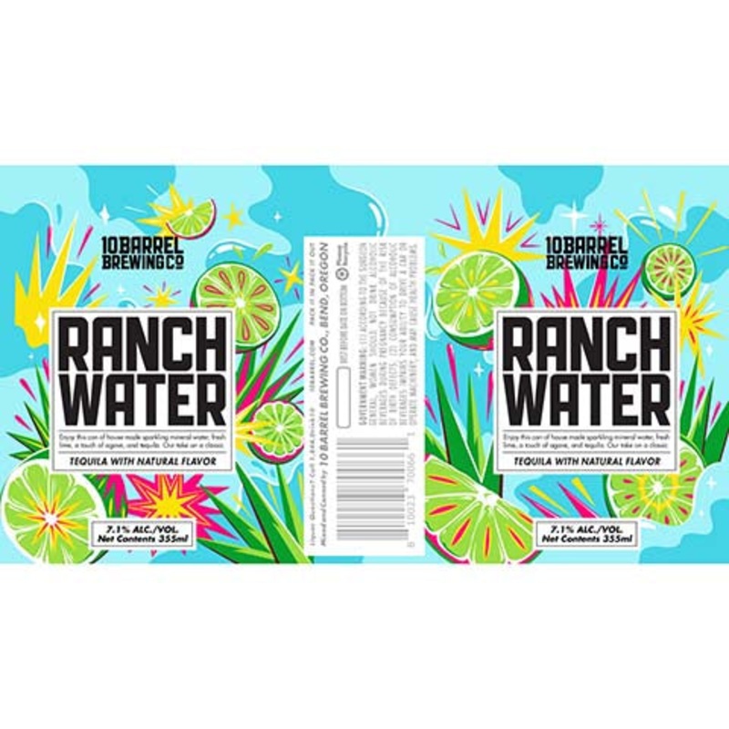 10 Barrel Ranch Water 355ML CAN