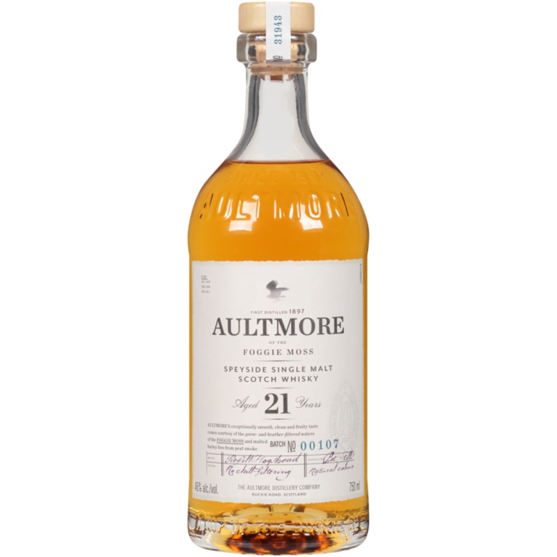 AULTMORE SINGLE MALT SCOTCH 21 YR 92 750ML 750ML