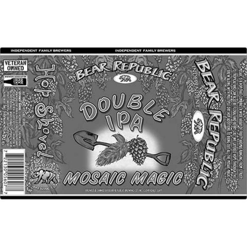 Bear Republic Hop Shovel Mosaic Magic DIPA 16OZ SINGLE CAN
