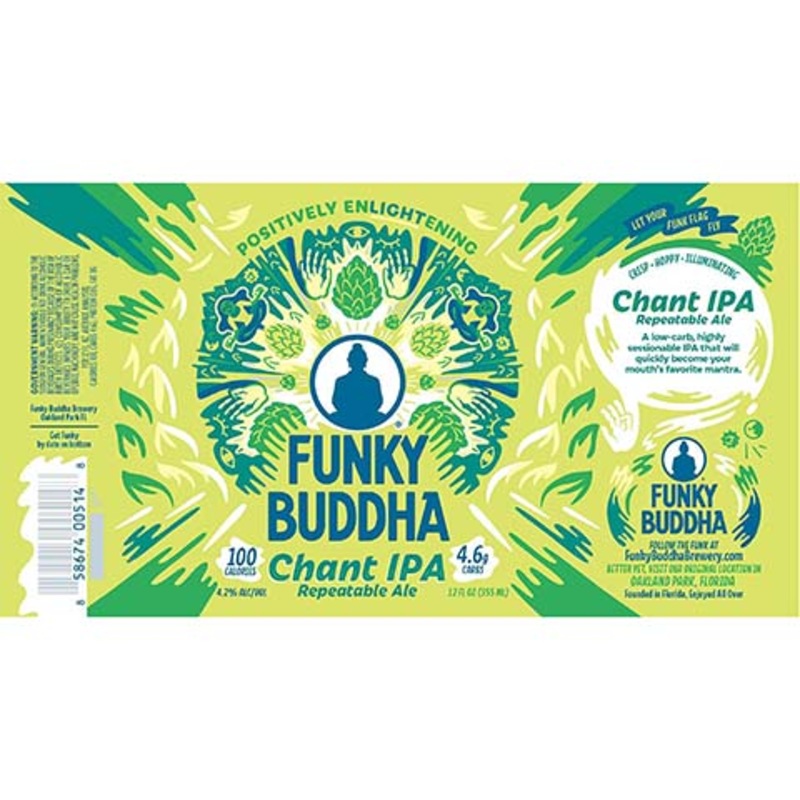 Funky Buddha Chant IPA Repeatable Ale 12OZ SINGLE CAN