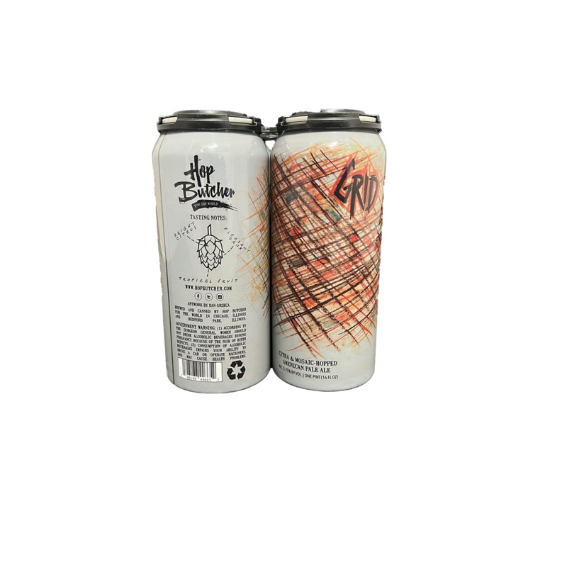 Hop Butcher Grid Pale Ale 4 Pack Cans