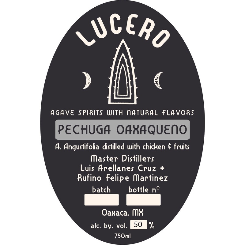 Lucero Pechuga Oaxaqueo Agave Spirits - Distilled with Chicken & Fruits