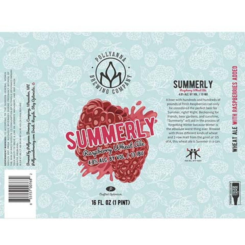 Pollyanna Summerly Wheat Ale 16OZ SINGLE CAN