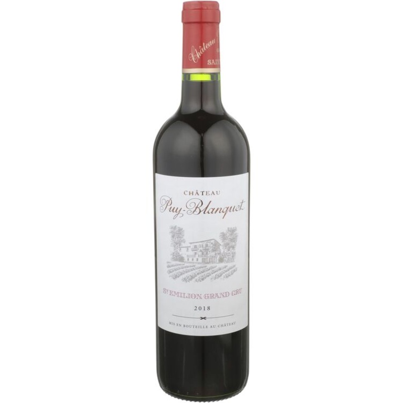 Chateau Puy Blanquet Saint Emilion Grand Cru 2018 Wood Box 750ML 750ML
