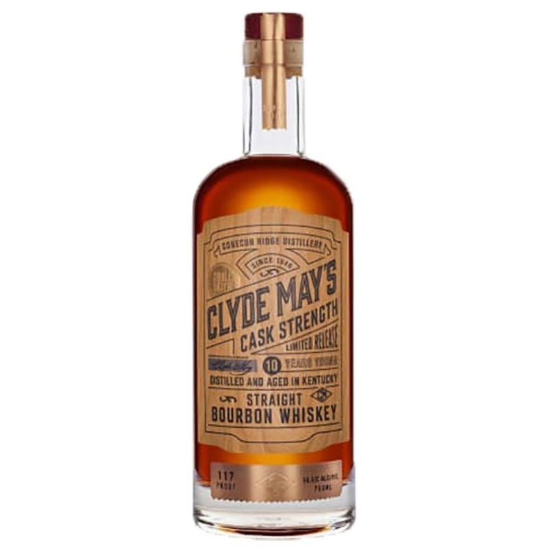 Clyde Mays Cask Strength 10 Year Old Bourbon
