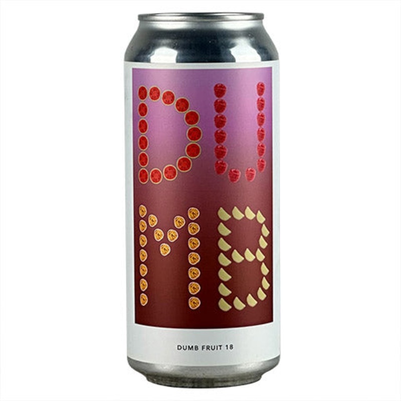 Evil Twin Dumb Fruit 18 Sour (Watermelon, Raspberry, Tart, Passionfruit, Coconut, & Candy Slices) 16OZ SINGLE CAN