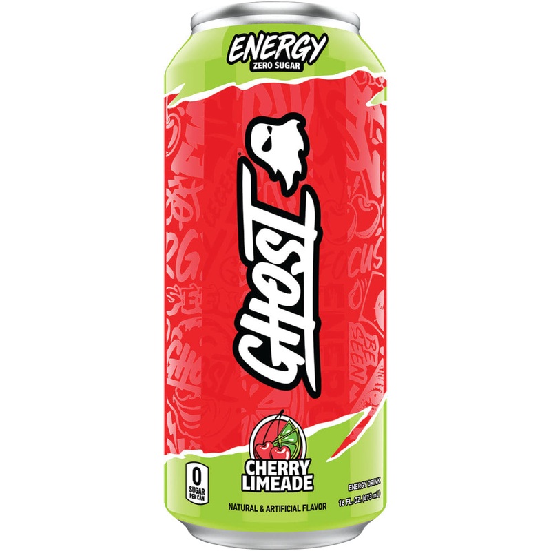 Ghost Cherry Limeade 12 Pack (16 oz Cans)