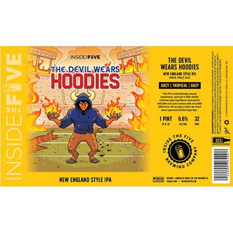 Inside The Five The Devil Wears Hoodies NEIPA 16OZ SINGLE CAN