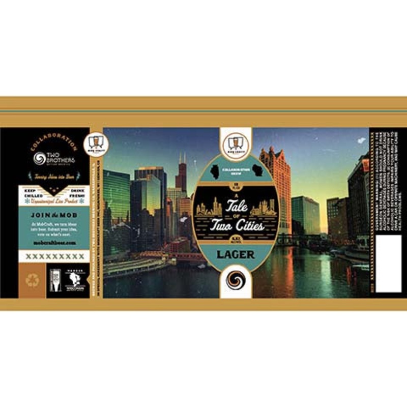 Mobcraft A Tale Of Two Cities Lager 12OZ SINGLE CAN