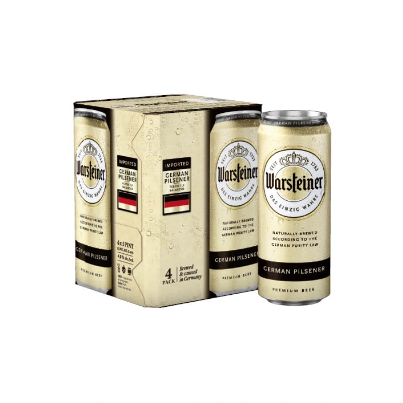 WARSTEINER PREMIUM PILSNER 500ML 4PK CAN @ St. Albert [1013655] 2000 ml