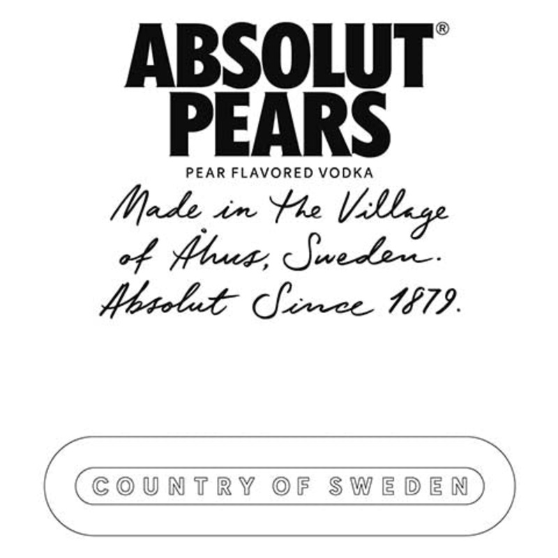 Absolut Pears Flavored Vodka 750ML BTL