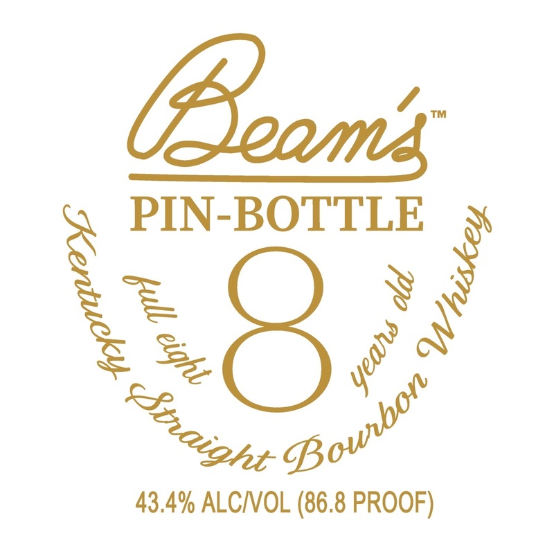 Beams Pin Bottle 8-Year Kentucky Straight Bourbon Whiskey 86.8 Proof